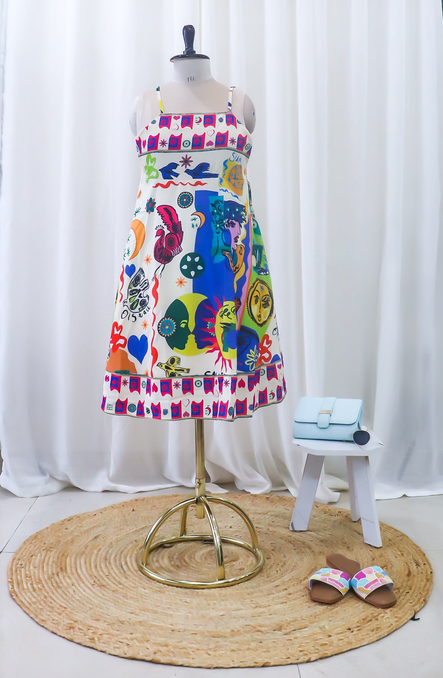 Cosmic Carnival Dress 🌞🎨