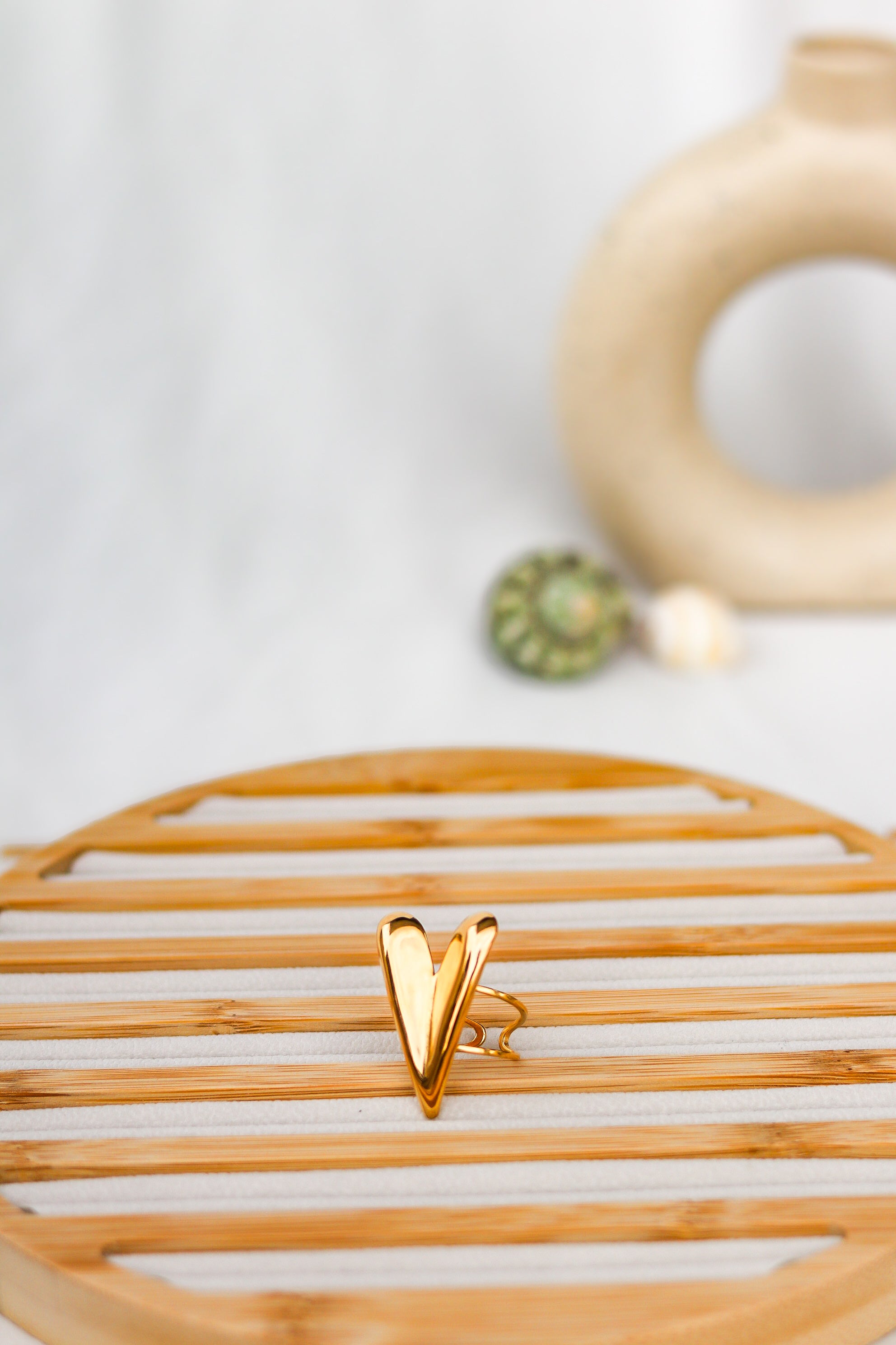 Golden Vibe Statement Ring!