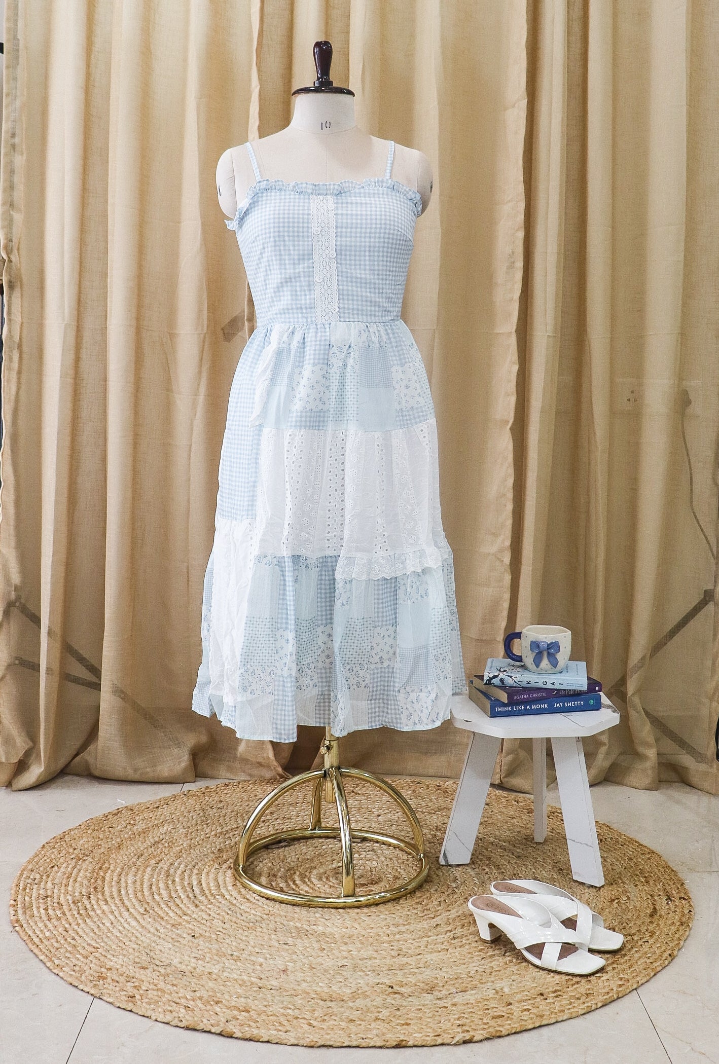 Sweet Skies Gingham Dress!
