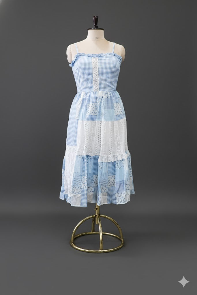 Sweet Skies Gingham Dress!