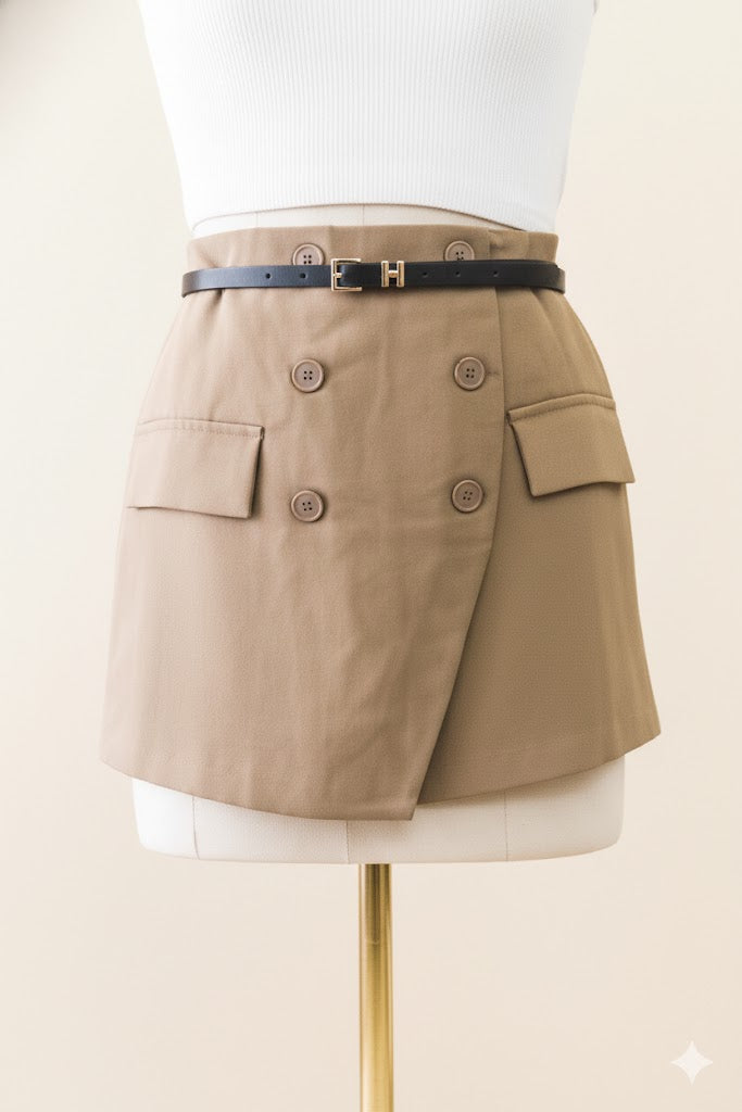 Chic Brown Skort!