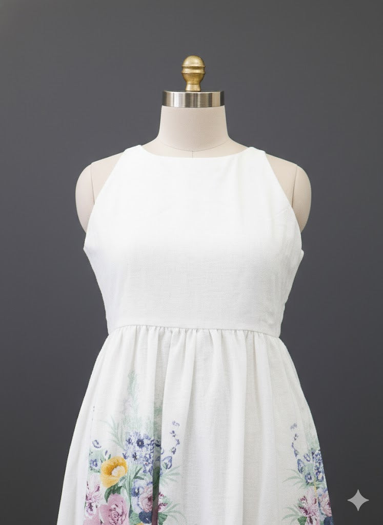 Meadow Muse Maxi blue floral Dress!