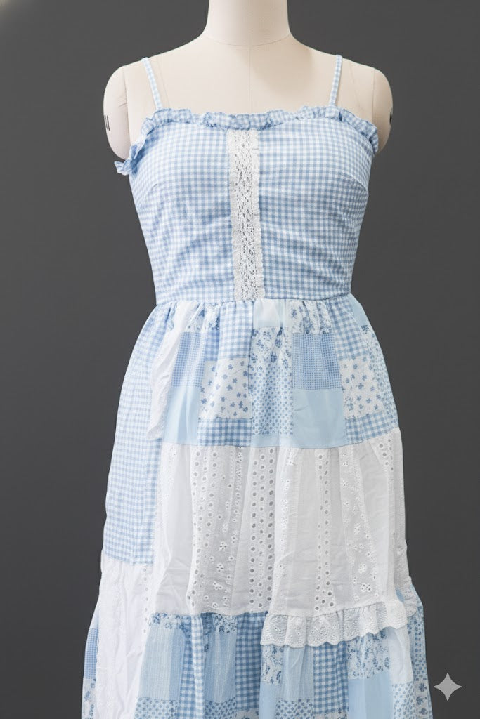 Sweet Skies Gingham Dress!