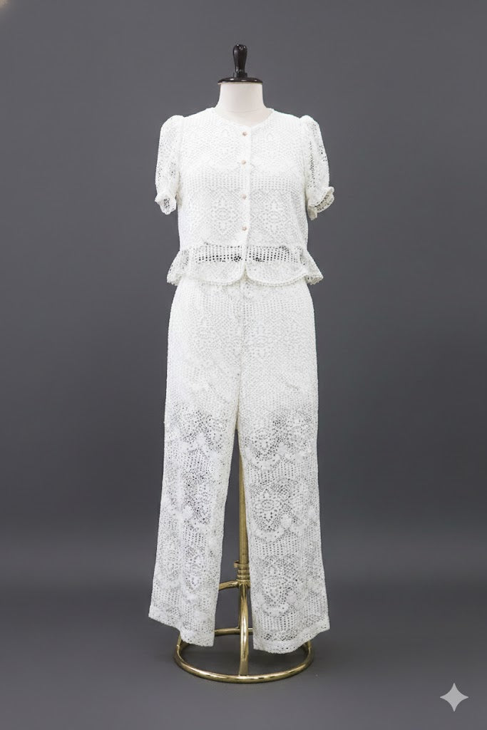 Crochet lace Co-Ord Set