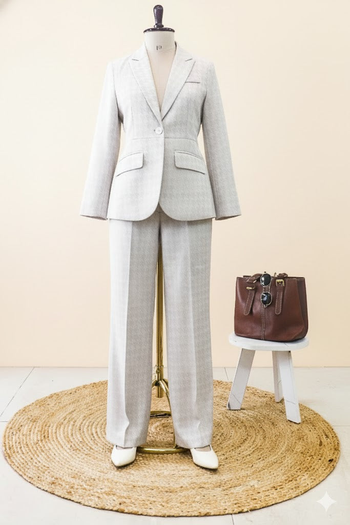Classic Beige Suit Set!