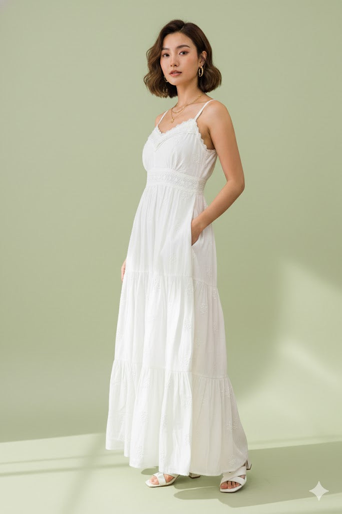 Boho Dream Embroidered Maxi Dress!