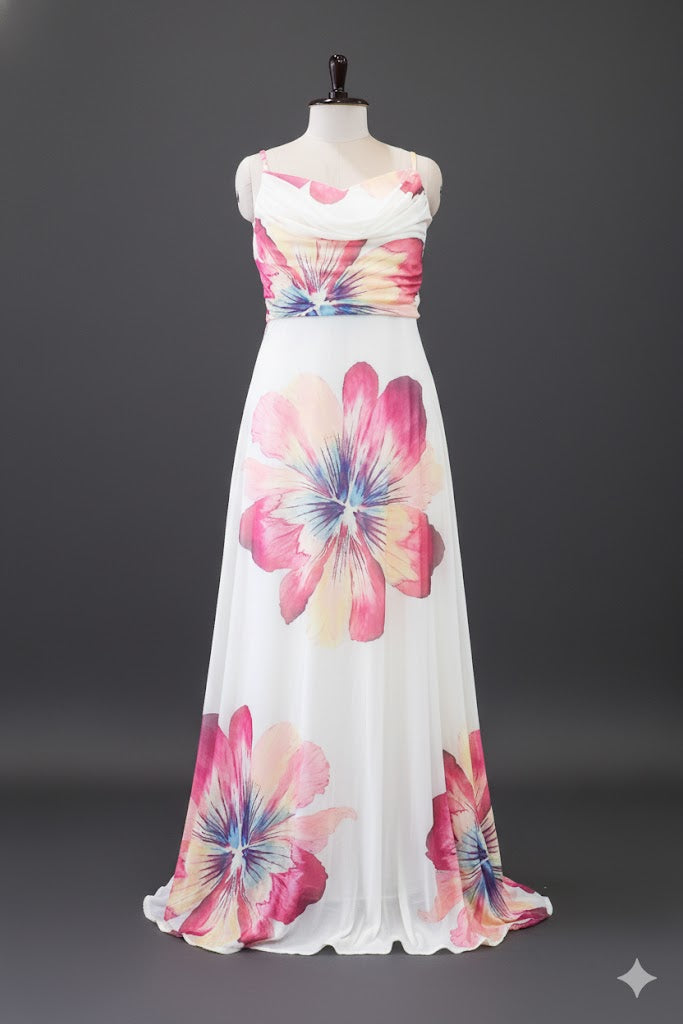 Sunset Blossom Maxi Dress!