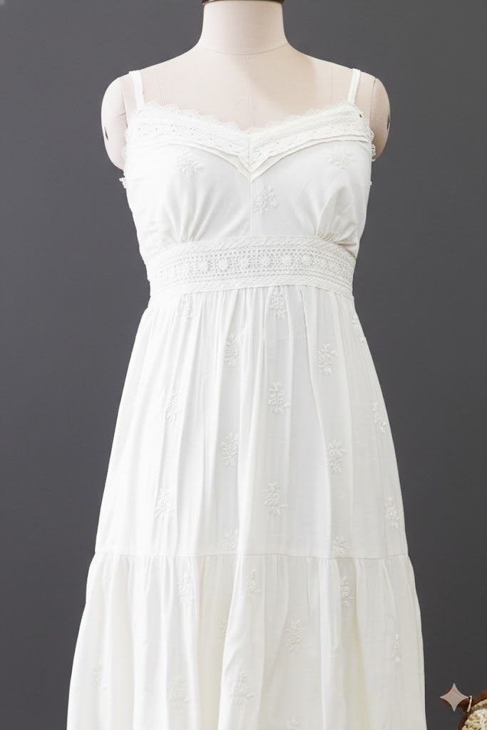 Boho Dream Embroidered Maxi Dress!